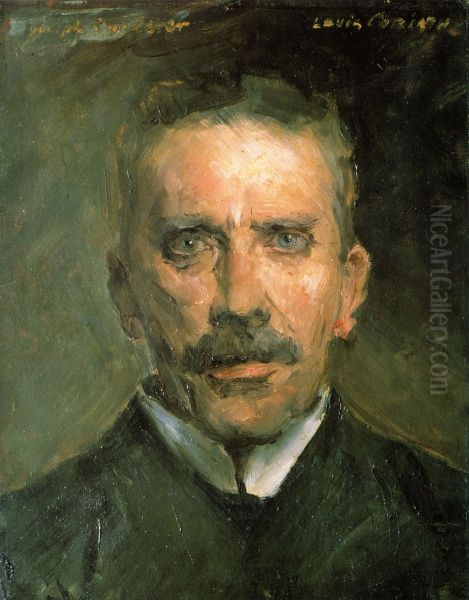 Portrat des Dichters Josef Ruederer Oil Painting by Lovis Corinth