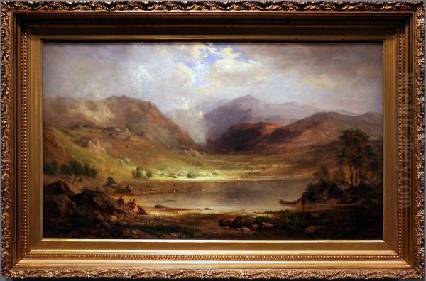 Loch Long Oil Painting by Robert Seldon Duncanson