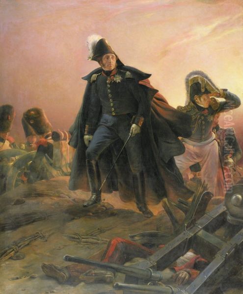 The Duke of Angouleme in the Battle of Trocadero Oil Painting by Paul Delaroche