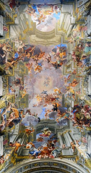 Triumph of St. Ignatius of Loyola Oil Painting by Andrea Pozzo