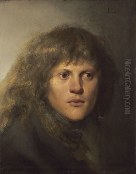 Self-Portrait Oil Painting by Jan Lievens