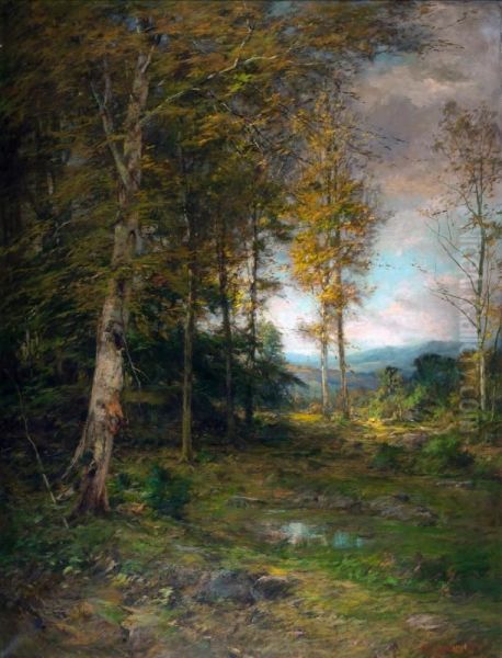 Landscape Oil Painting by Roswell Morse Shurtleff