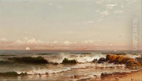 Narragansett Pier Oil Painting by Alfred Thompson Bricher