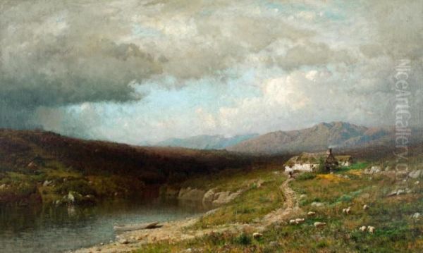 Pat O'Donahue's Farm, Kerry Oil Painting by Alexander Helwig Wyant