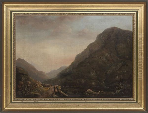 The Gap Of Dunloe, Killarney Oil Painting by Cecilia Margaret Campbell