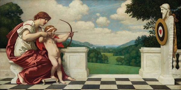 The Education of Cupid Oil Painting by Kenyon Cox