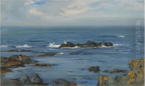 Summer Sea, Machrihanish Oil Painting by James Campbell