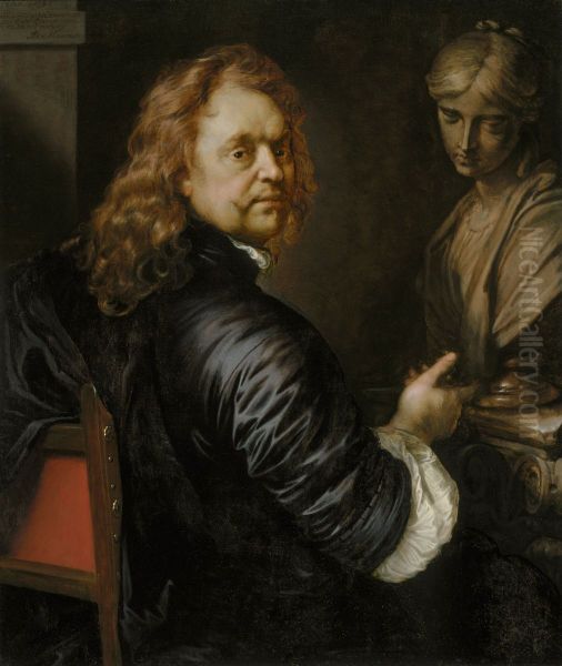 Self-portrait Oil Painting by Adriaen Hanneman