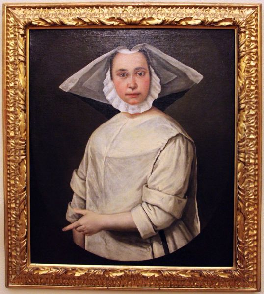 Portrait of a Young Nun Oil Painting by Giacomo Ceruti