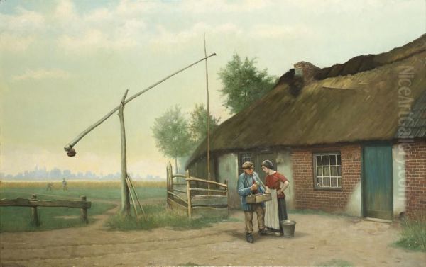 De Marskramer Oil Painting by Benjamin Prins