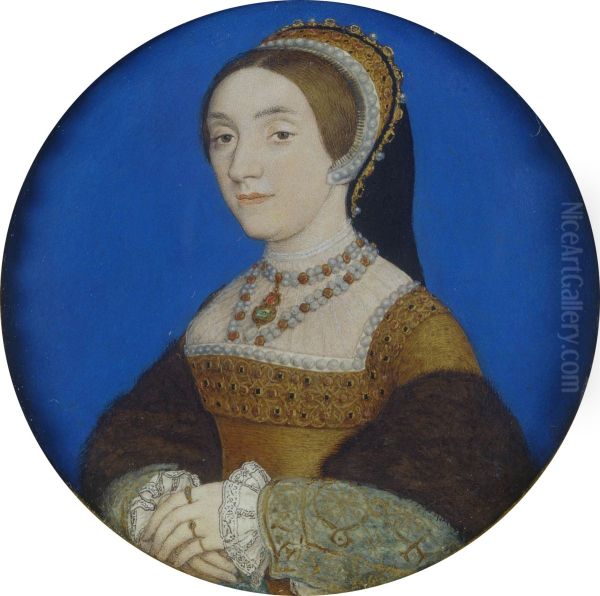 Portrait of a Lady, perhaps Katherine Howard Oil Painting by Hans Holbein the Younger