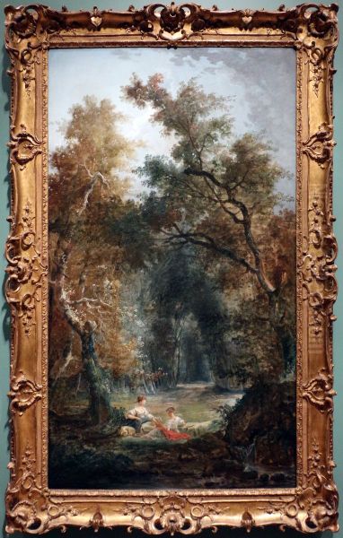 la radura Oil Painting by Hubert Robert