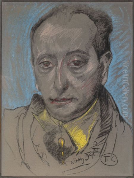 Portrait of Leon Reynel Oil Painting by Stanislaw Ignacy Witkiewicz