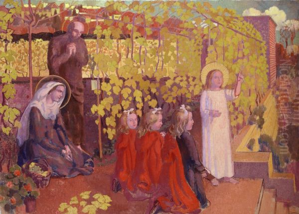 Hommage a l'Enfant Jesus Oil Painting by Maurice Denis