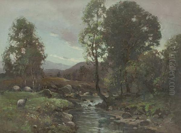 The Riverside Oil Painting by Thomas, Tom Campbell