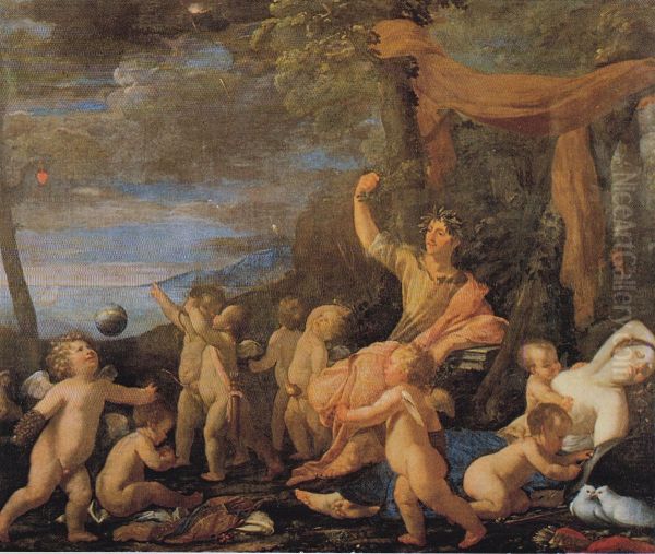 Le Triomphe d'Ovide Oil Painting by Nicolas Poussin