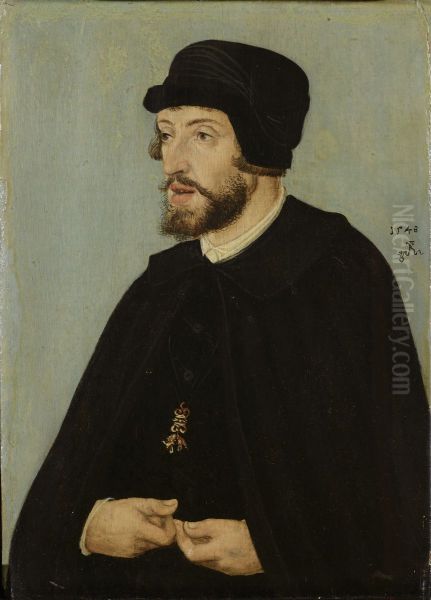 Bildnis Konig Ferdinands I. Oil Painting by Lucas Cranach the Elder