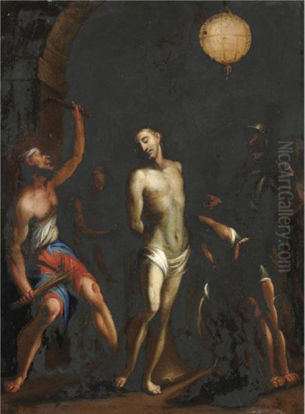 Flagellazione Di Cristo Oil Painting by Antonio Campi