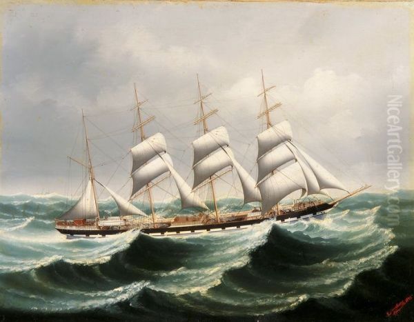 The four-masted steel barque ,,Balmoral