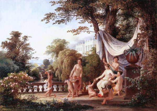 The Toilet of Venus Oil Painting by Karoly Marko