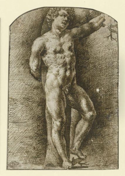 Study for a Saint Sebastian Oil Painting by Stefano Dall' Arzere