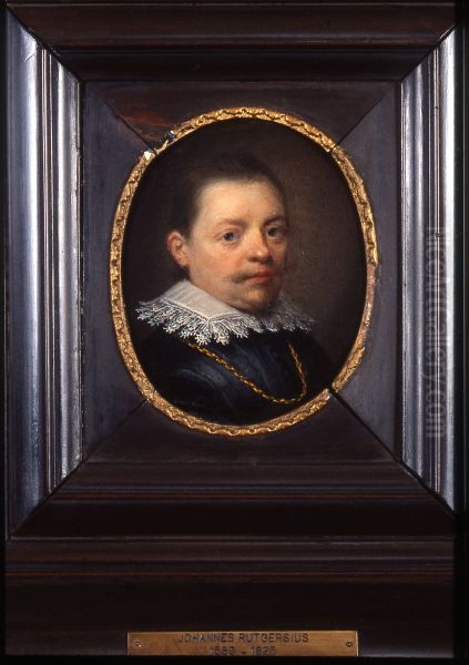 Portret van Johannes Rutgersius, filoloog en dichter, raadsheer van de Zweedse koning Oil Painting by Icones Leidenses