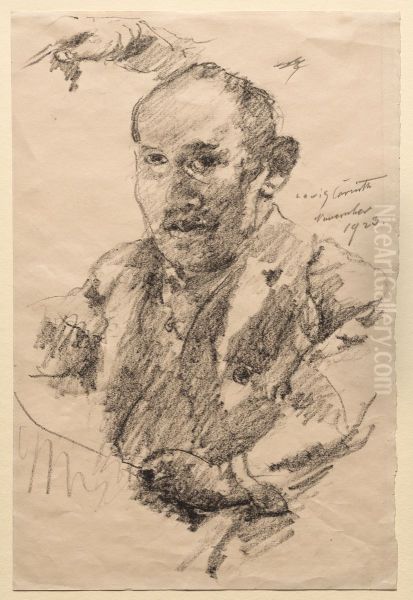 Self-Portrait Oil Painting by Lovis Corinth