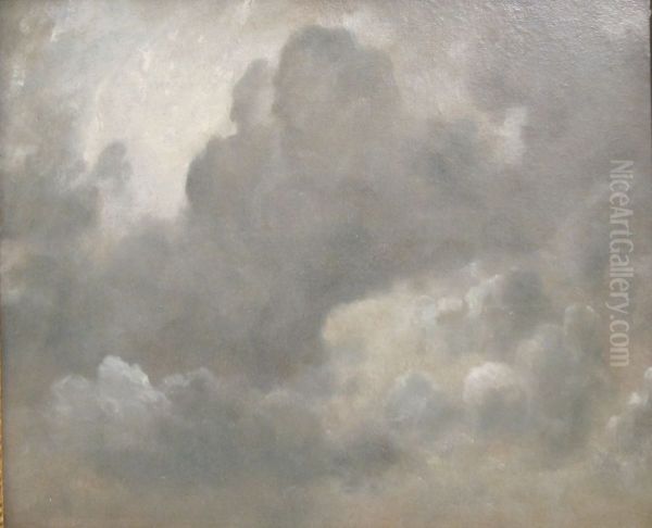 Cloud Study Oil Painting by John Constable