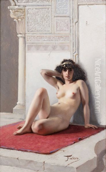 The favorite Oil Painting by Luis Ricardo Falero