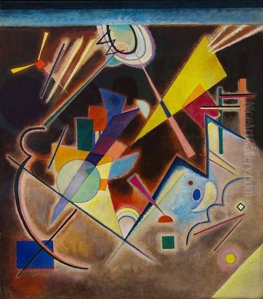 Tiefes Braun Oil Painting by Wassily Kandinsky