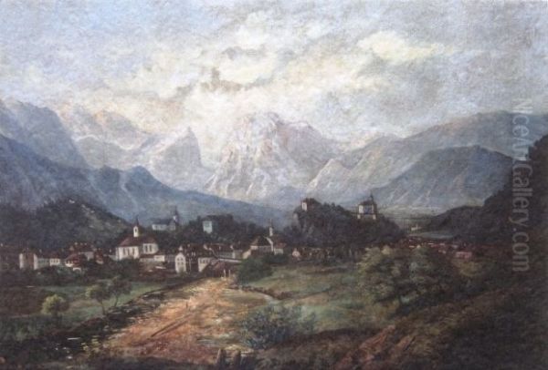 Panorama of Kamnik Oil Painting by unknown