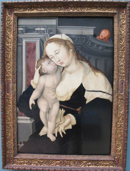 Madonna with Child and Gemstones Oil Painting by Hans Baldung Grien