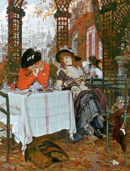 Un Dejeuner Oil Painting by James Tissot