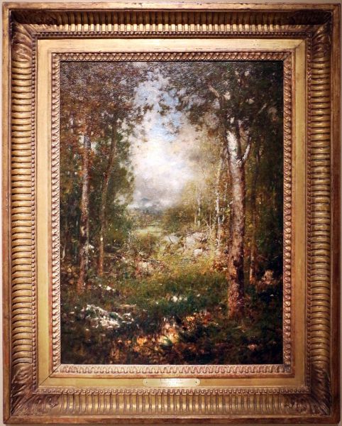 In the Adirondacks Oil Painting by Alexander Helwig Wyant