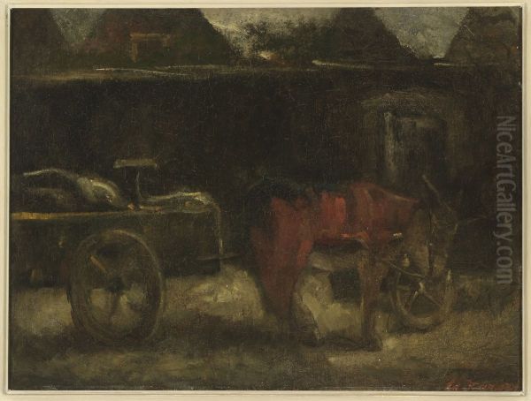 Ezelskarretje. Oil Painting by Eduard Karsen