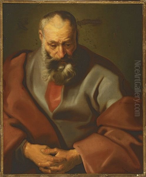 Apostel. Oil Painting by Lambert Jacobsz