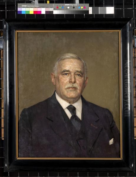 Portret van Jan Volkert Wierdsma (1846-1917) Oil Painting by Jan Veth