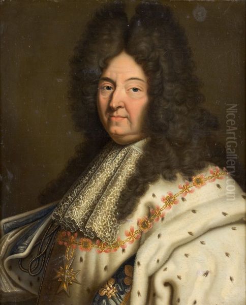 Louis XIV Oil Painting by Jean Ranc