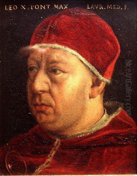 Portrait of Pope Leo X Oil Painting by Bronzino