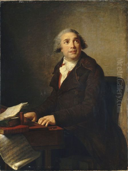 Giovanni Paisiello (1741-1816), compositeur Oil Painting by Elisabeth Louise Vigee Le Brun