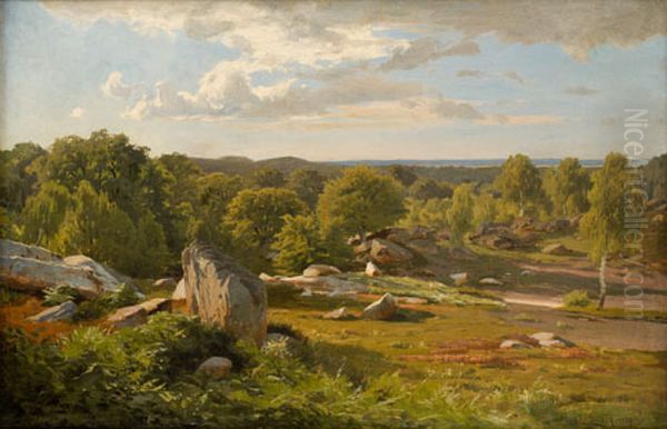 Rugen landscape. Oil Painting by Eugen Ducker