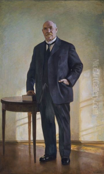 Portrait of Pehr Evind Svinhufvud Oil Painting by Eero Jarnefelt