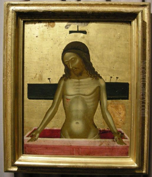 Christ in the Sepulchre Oil Painting by Nikolaos Tzafouris