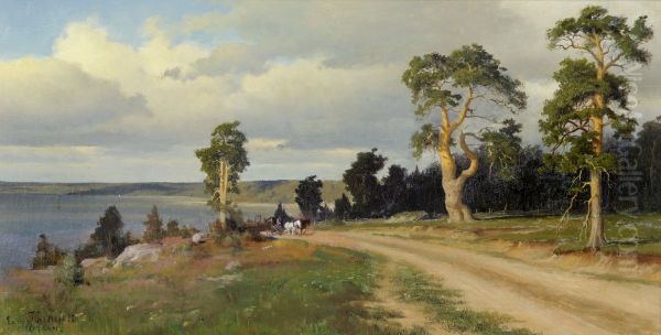 Landscape Oil Painting by Eero Jarnefelt