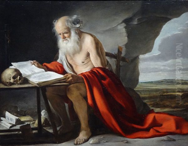 Saint Jerome Oil Painting by Louis Le Nain