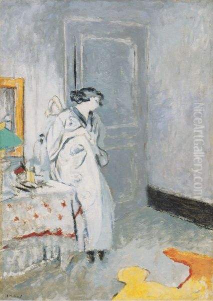 Das blaue Zimmer Oil Painting by Edouard Vuillard