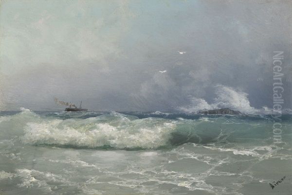 Biarritz Oil Painting by Ivan Aivazovsky