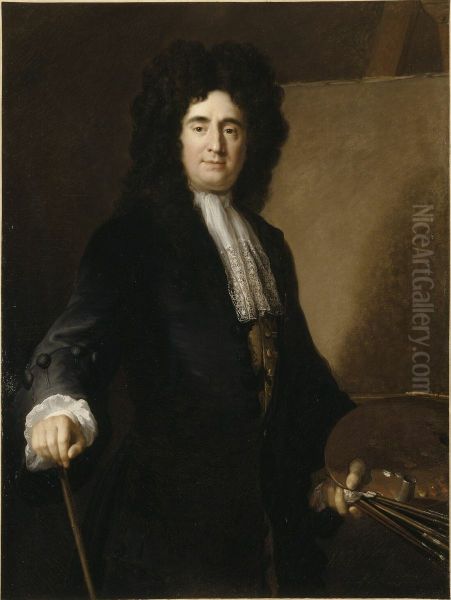 Francois de Troy Oil Painting by Alexis Simon Belle