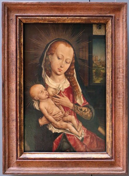 Maria met Kind Oil Painting by Rogier van der Weyden