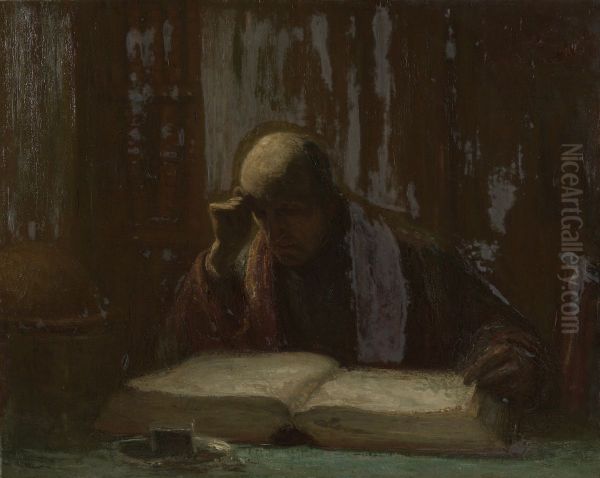 The study Oil Painting by Gerke Henkes